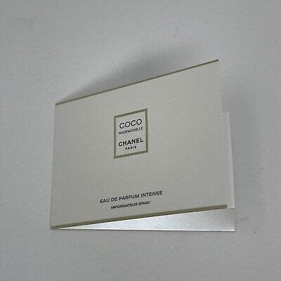 Authentic CHANEL Coco Mademoiselle Board Of 5 Temporary 